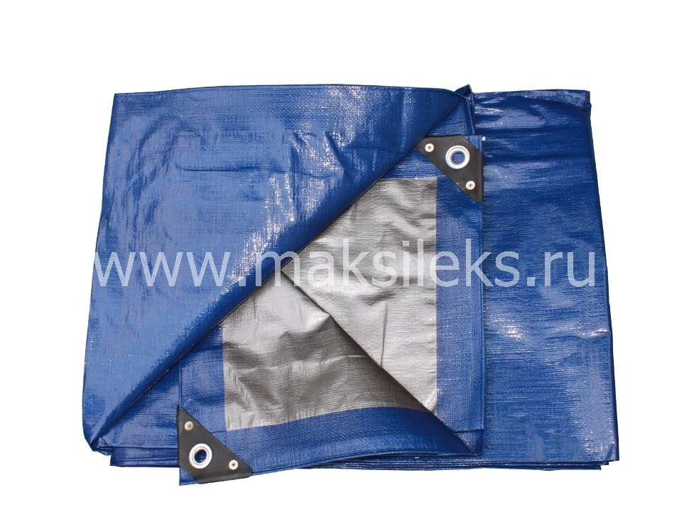 Тент тарпаулин 180 г/м2, (6х10м) с люверсами
